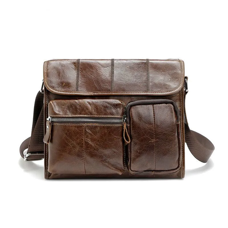 

Brand Cow Genuine Leather Men Bag Male Messenger Crossbody Bags Flap Designer Genuine Leather Handbag Men Travel Business Bags