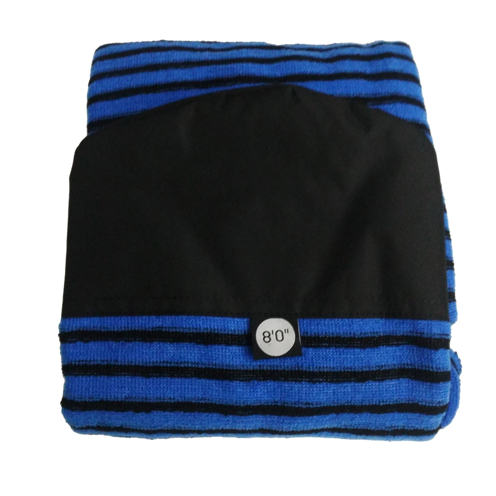8ft Quick dry Surfboard Sock Knit Surf Sock Stretch terry surfboard bag
