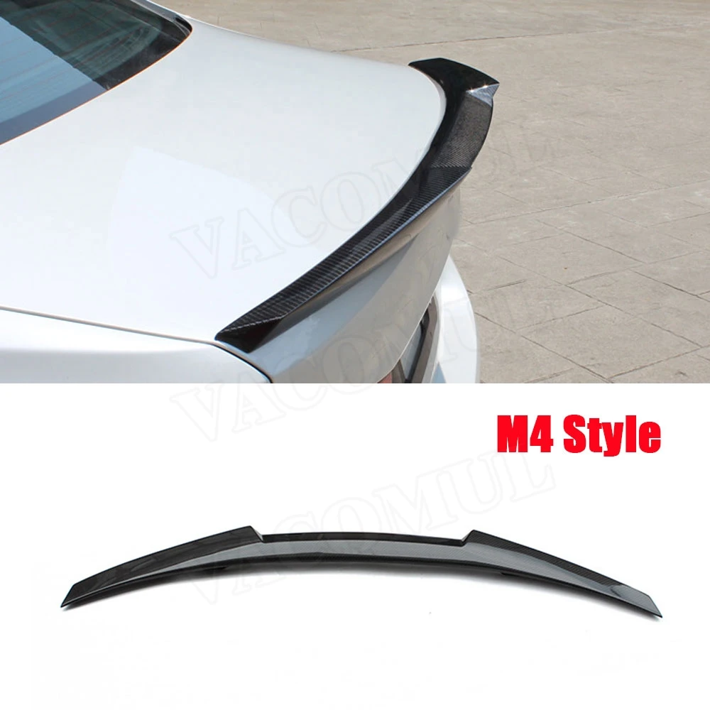 Car Carbon Fiber Rear Spoiler For Volkswagen VW Passat B7 2010 2015