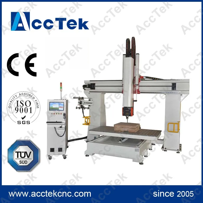 AKM1212-5AXIS (ЧПУ 4 оси) 3D дерева или металла маршрутизатор CNC фрезерный станок