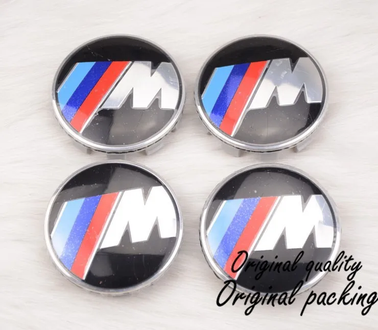 20pcs 68mm ///M M Logo Hub Cap Cover Emblem sticker Chrome Wheel Center