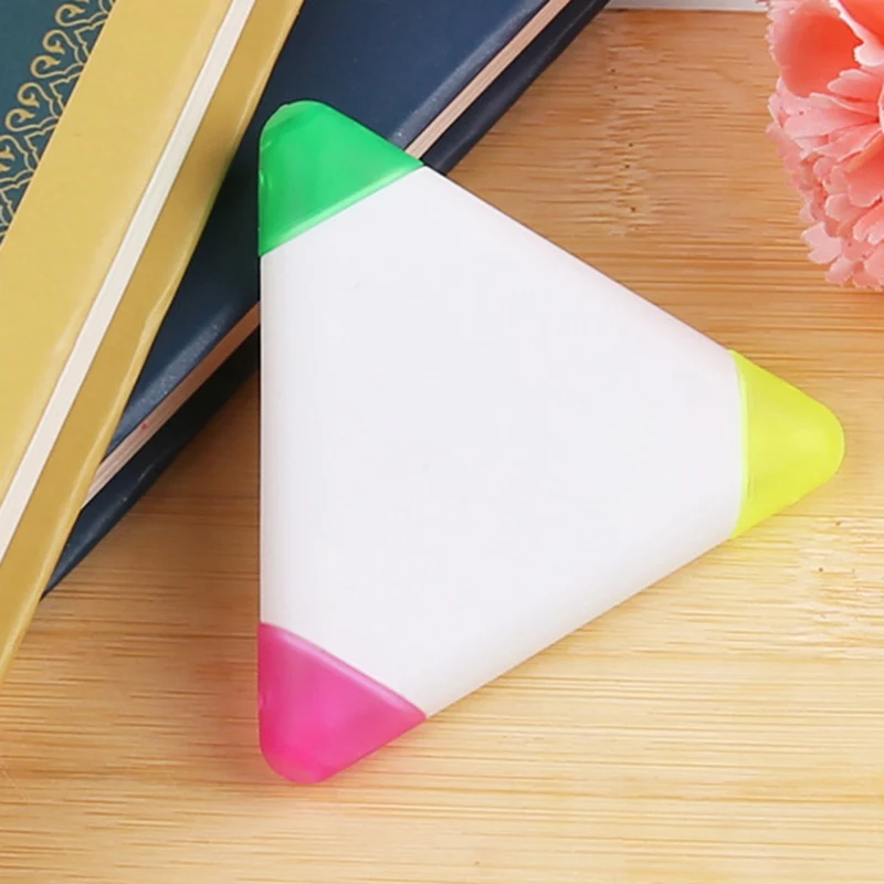 

Creative Highligter Triangle Polygon Highlighter Color Marker Pen Children / Student Multicolor Marke Pen