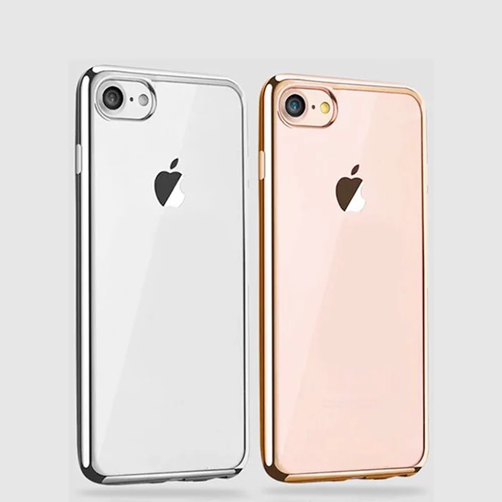 

Transparent dustproof and shockproof silicone phone case for iphone 7 8 7plus 8plus mobile phone back cover protection