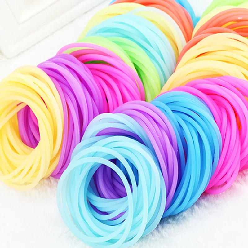10pcs Gummies Shag Bands Silicone Bracelets fancy Gummy Wristbands