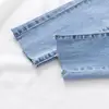 Обтягивающие джинсы для Для женщин женские джинсовые узкие брюки середины талии черным Цвет эластичные синие зауженные джинсы плюс Размер... ► Фото 3/6