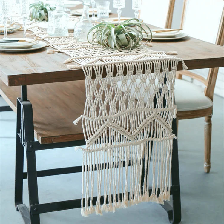 

35cm x 240cm Macrame Runner Wedding Table Runner Wedding Table Decoration rustic wedding decor