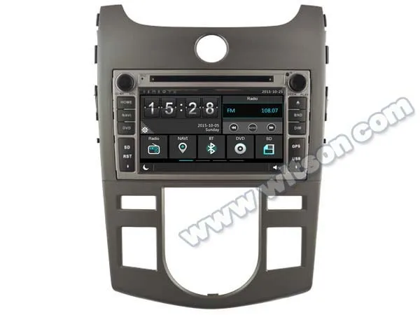 Clearance WITSON CAR DVD GPS for KIA SHUMA/FORTE/CERATO/KOUP with Capctive Screen+1080P+DSP+WiFi+3G+OBD+DVR+Good Price+GIFT 2