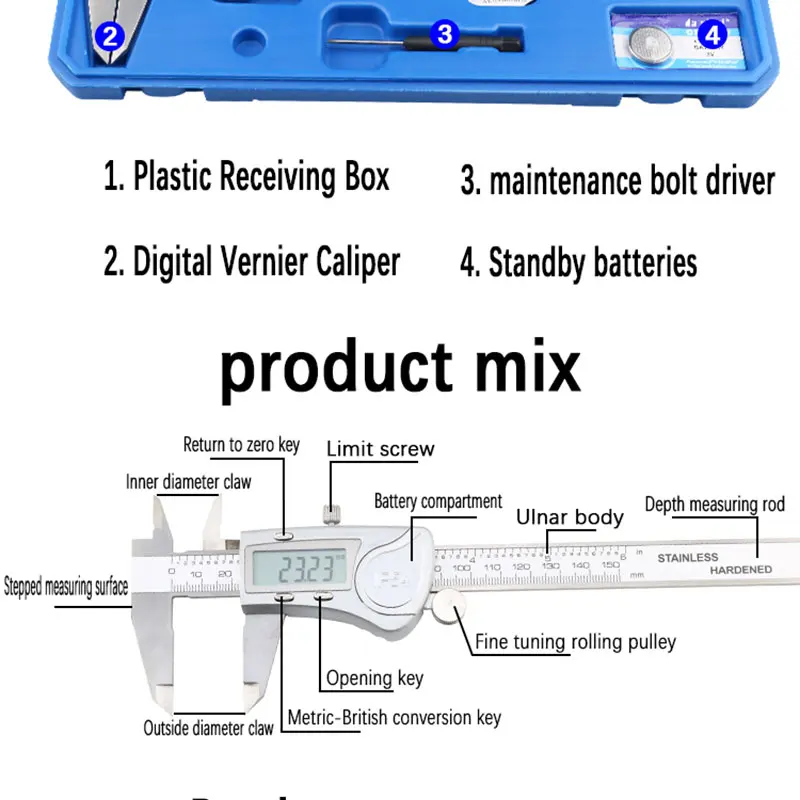 150/200/300 мм электронный цифровой штангенциркуль с нониусом IP54 Водонепроницаемость измерительный инструмент Водонепроницаемый Нержавеющая сталь суппорт
