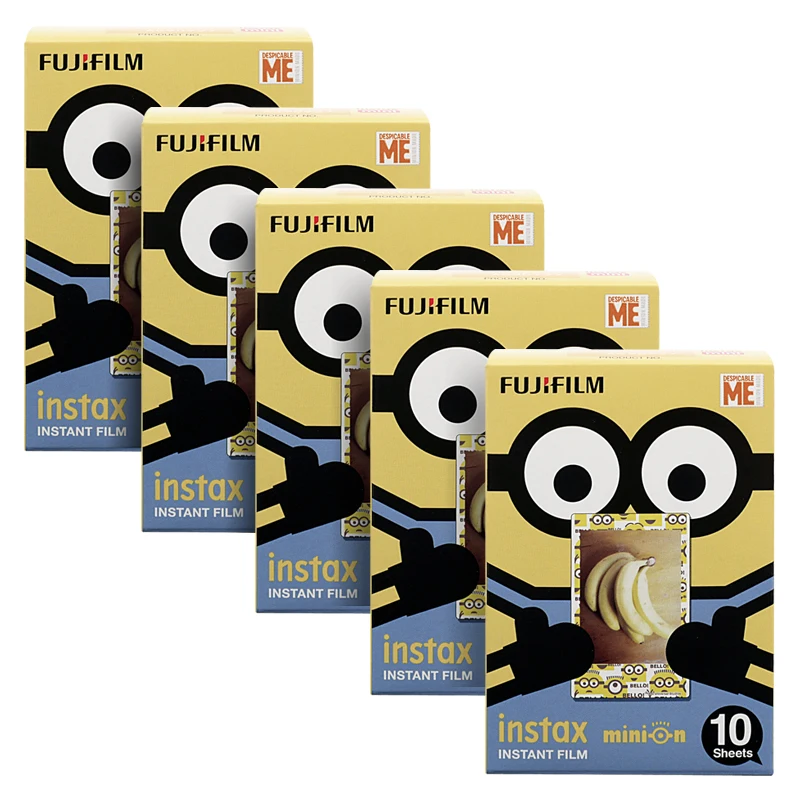 Fujifilm Instax Mini Minion DMF мгновенная 50 пленка для Fuji Mini 7 s 8 8+ 9 25 50 s 70 90 300 SP-1 2 принтера