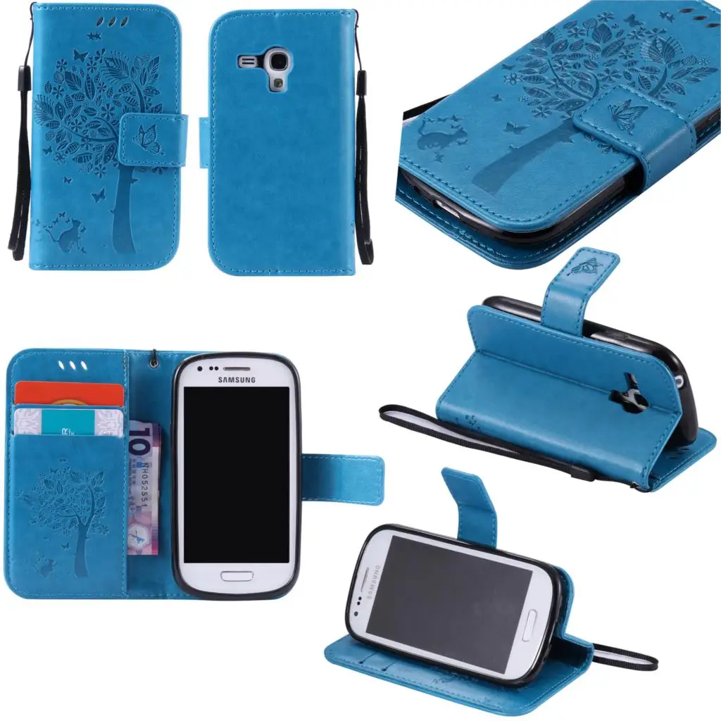 Флип-чехол для samsung galaxy SIII mini S III i8190 кожаный чехол телефона S3 3 S3mini GT 8190 i8200 I8190n s |
