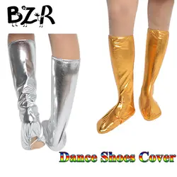 Bazzery Гибкая детская танцевальная обувь Чехлы для выступлений одежда для детей/взрослых танцевальные аксессуары унисекс джаз танец