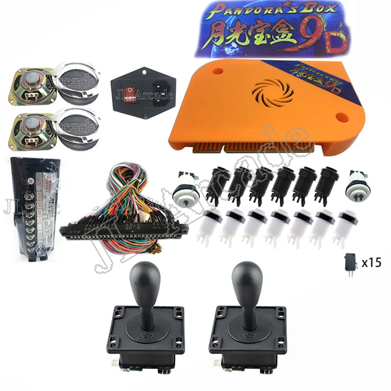 

2019 Latest Pandora Box 9D 2222 in 1 Board American HAPP Push Button DIY Kit For Arcade Game Console
