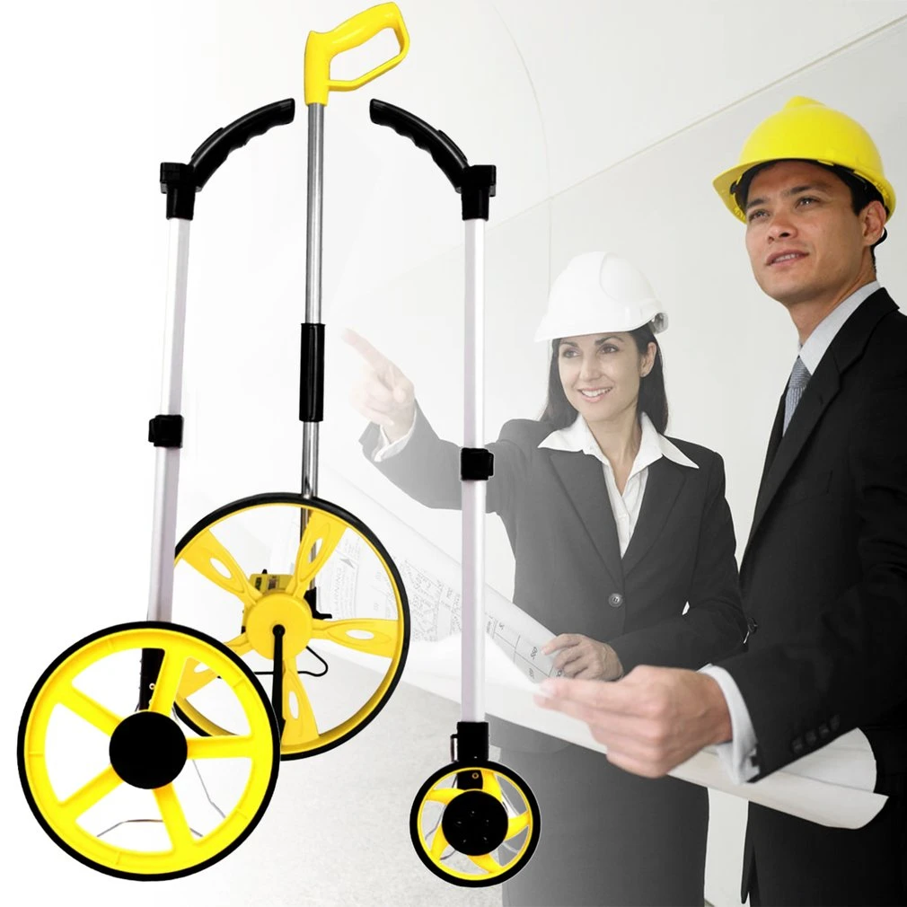 

1pcs Stable Folding Distance Measuring Meter Wheel Hand-held Distance Surveying Rangefinder Portable Counter Surveyor Tool Sale