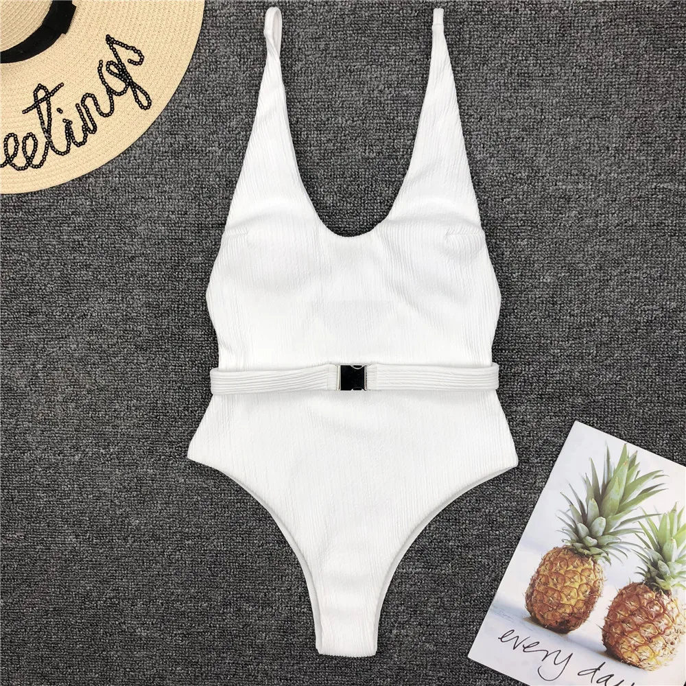 

One Piece Swimsuit 2019 Swimwear Women Swimsuit Maillot De Bain Femme Monokini Mayo Stroje K Pielowe Damskie
