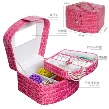 

Korean Style Cosmetic Organizer,Earring Storage Box,Make Up Organizer Jewelry Box,Rangement Maquillage,Organizador De Maquiagem