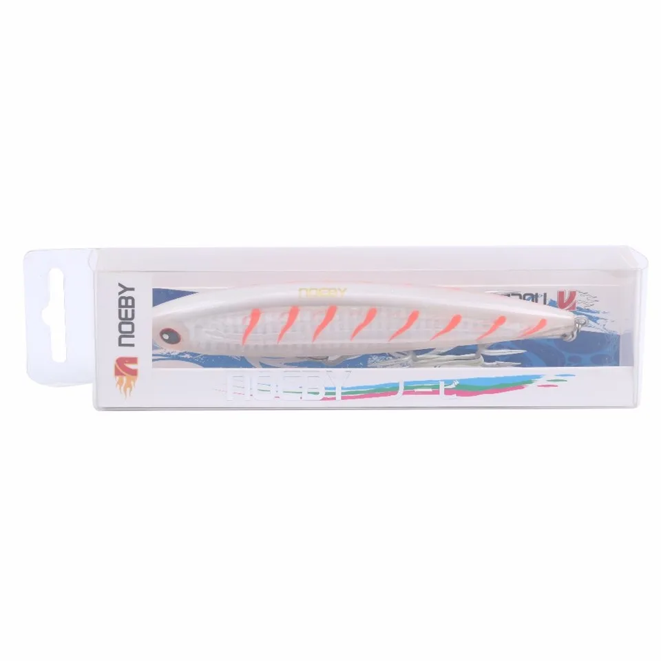 NOEBY 140 мм/39 г Приманка Minnow искусственная Франция VMC Крючки плавающие 0 8 м/0 2 5 м