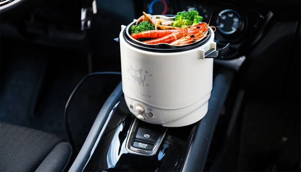 LSTACHi 1L Электрический Мини рисоварка еда Пароварка используется в доме 110 В 220 В или автомобиль 12 в 24 в достаточно для двух человек