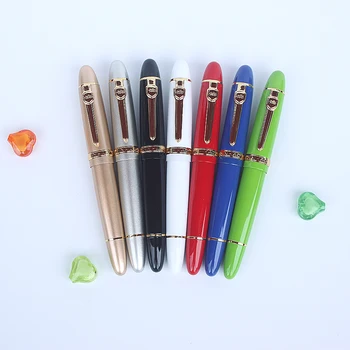 

High quality Iraurita jinhao159 Fountain pen Full Metal Luxury High Quality 18K GP 0.7mm Office Stationery Send Gift Pen bag
