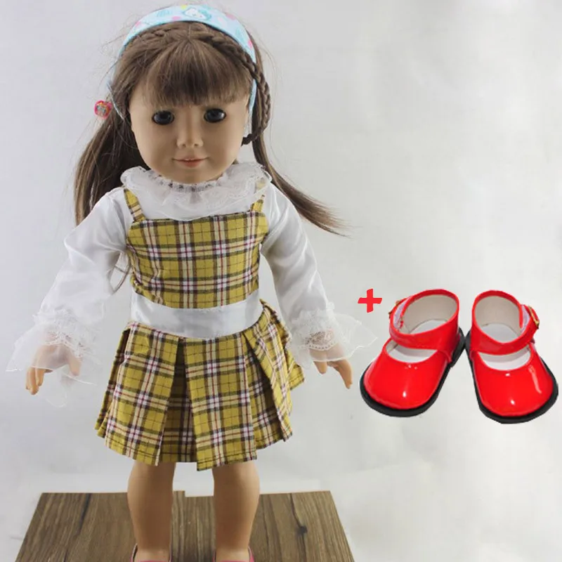 free shipping High quality realistic Dolls Clothing For 18" american