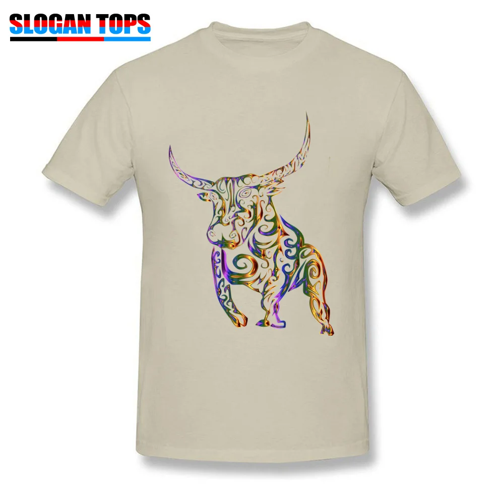 Bull tribal 2952490_960_720 Designer Male T Shirt Round Collar Short Sleeve Cotton Fabric Tees Simple Style Tshirts Bull tribal 2952490_960_720 beige