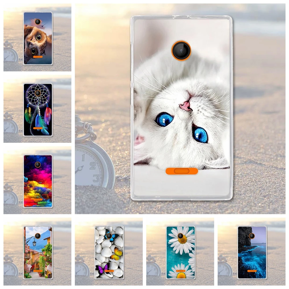 

Soft TPU Back Covers Cases For Nokia Microsoft Lumia 430 N430 Housing Bags Skin Protective Back for Nokia Lumia 430 Shells Skin