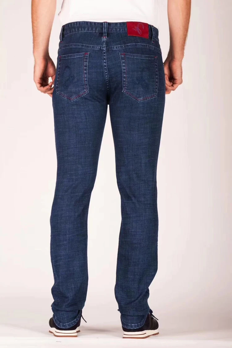 

BILLIONAIRE TACE&SHARK jeans men 2018 new style commerce casual embroidery pattern high fabric cotton trouser free shipping