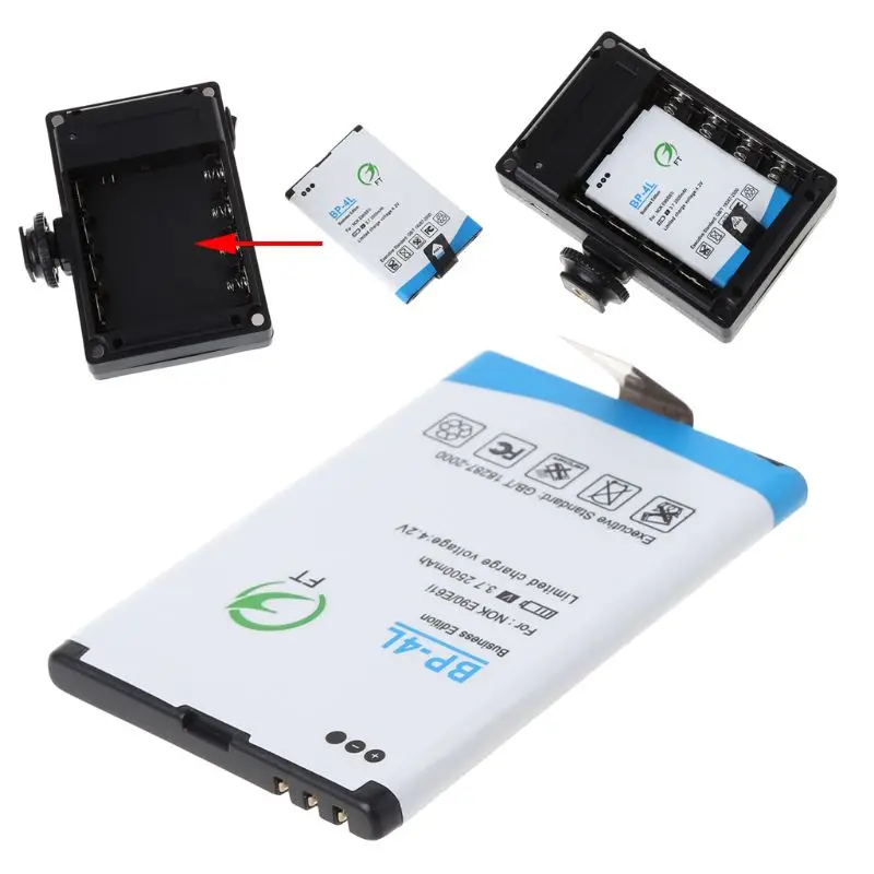 2500mah BP-4L запасная литий-ионная батарея для 96/112 светодиодный Ной камеры видео свет