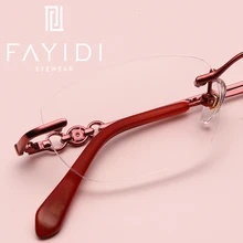 Металлический Для женщин очки с очень легкой рамой Винтаж компьютер прозрачный Myopia оправа для корректирующих очков# F128