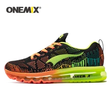 Onemix men’s sport running shoes music rhythm men’s sneakers breathable mesh outdoor athletic shoe light male shoe size EU 39-47