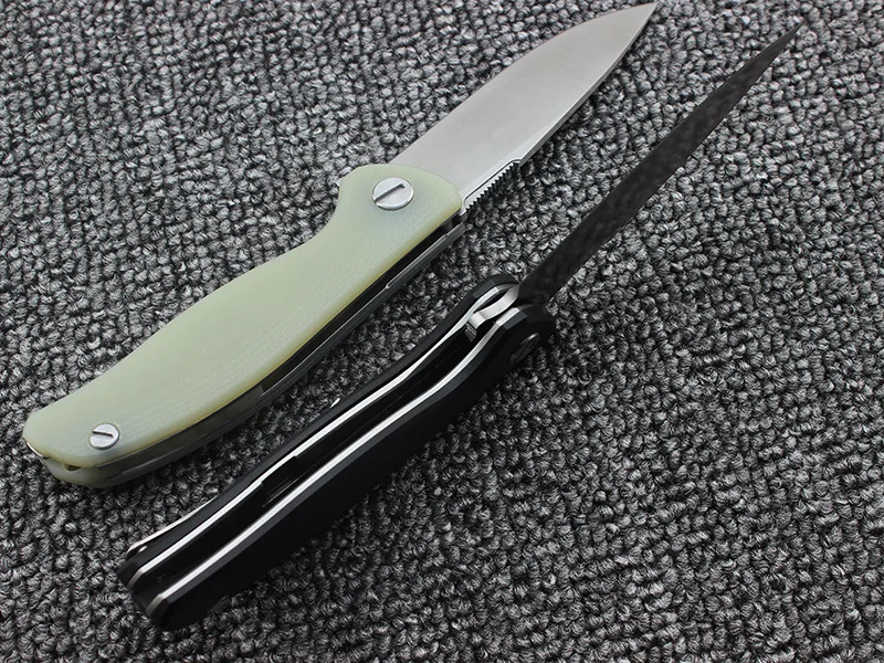 Тактический складной нож Trskt F3 шарикоподшипники Flipper 30 EVO 9CR18 Blade G10 + стальная ручка
