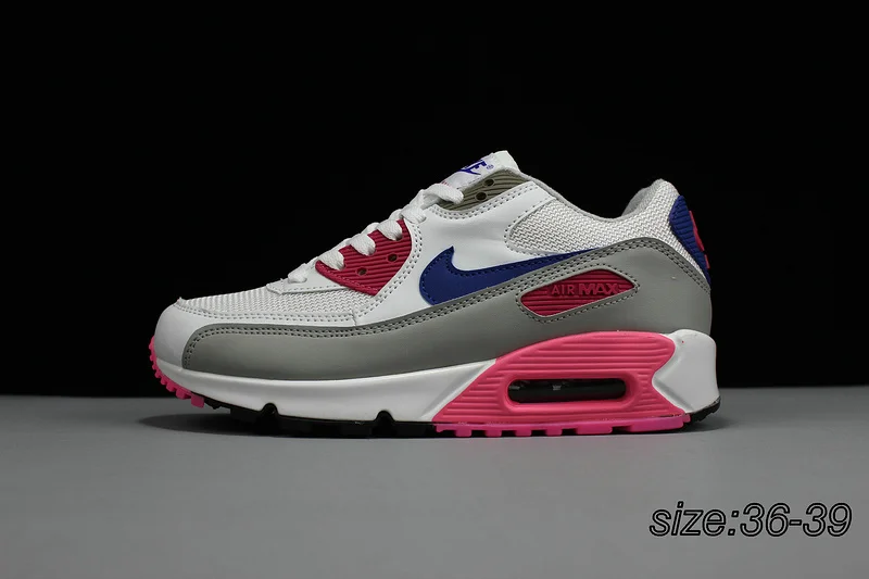 Nike WMNS AIR MAX 90 ESSENTIAL Женская оригинальная Женская дышащая обувь для бега, сетчатые спортивные уличные кроссовки Nike Air Max 90