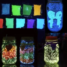 Светится в темноте 10 г Светящиеся вечерние DIY яркая краска звезда Желая бутылка флуоресцентные Частицы Игрушки