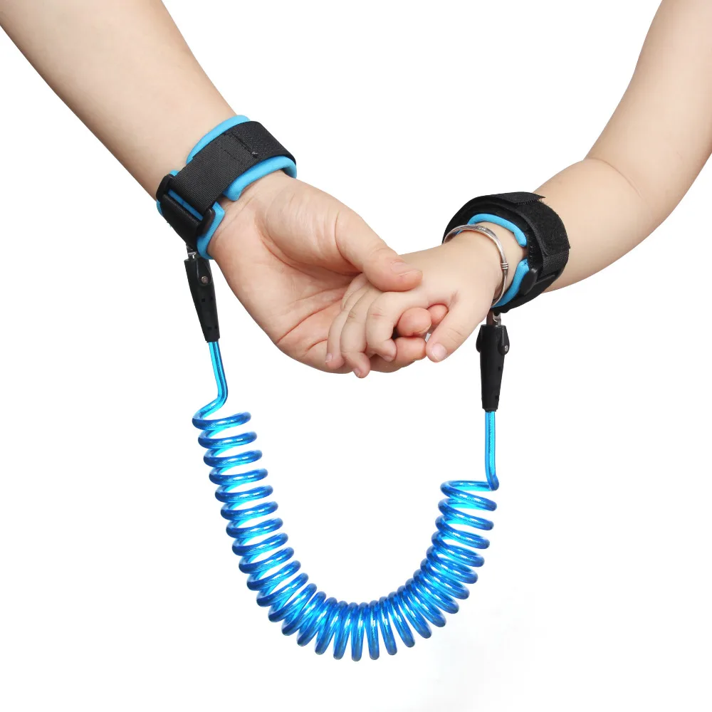 

1.5M/2.5M Adjustable Kids Safety Harnesses Child Wrist Leashes Anti-lost Link Children Wristband