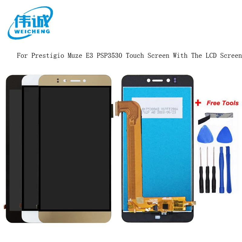 Скидка WEICHENG для Prestigio Muze E3 Muze D3 psp 3530 psp 3531 DUO ЖК дисплей + кодирующий преобразователь сенсорного экрана в сборе Замена psp 3530Duo