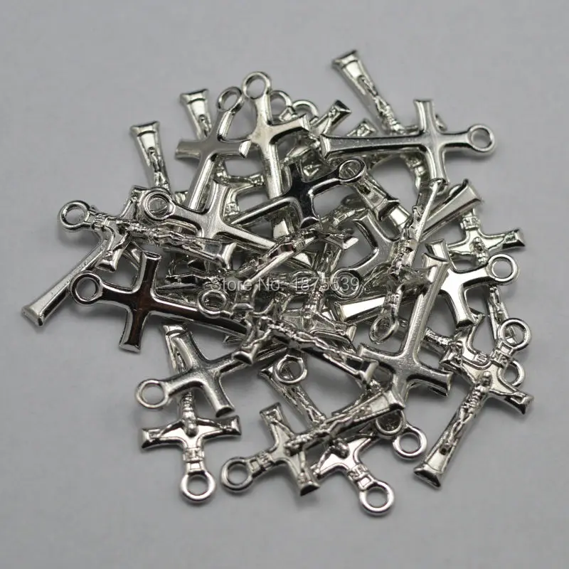 

Small religious pendant catholic crucifix cross used for rosary and bracelet