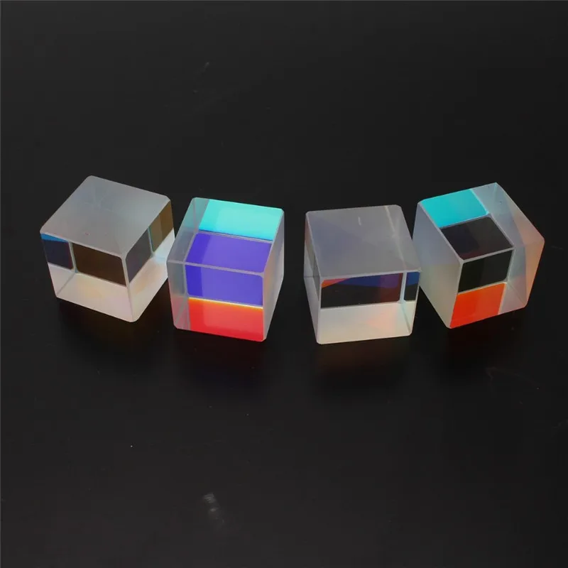 Кубик дефектный крест дихроическая Призма RGB Combiner сплиттер стеклянный Декор квадратный X-Cube RGB Обучающие инструменты украшения