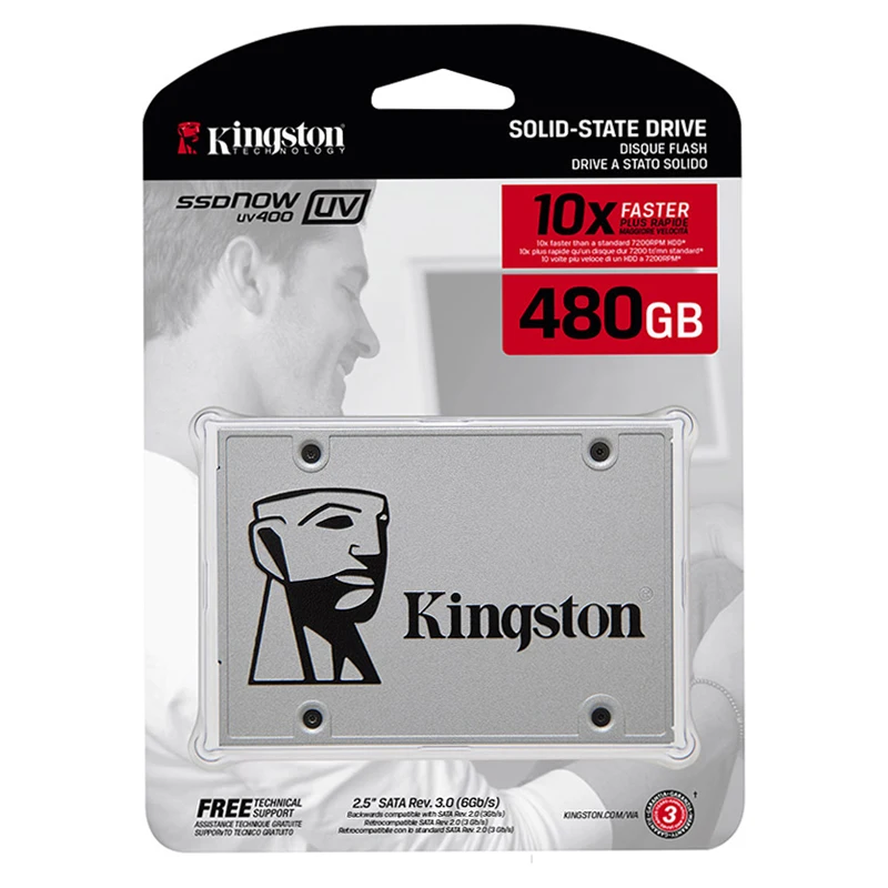 Kingston твердотельный накопитель SSD 120 ГБ SUV400S37 Внутренний 2 5 дюймов SATA III HDD жесткий