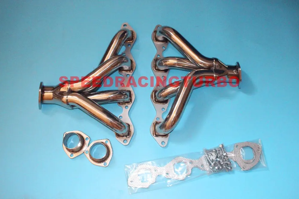 Выхлопной коллектор для CHEVY 427 454 496 502 V8 большой блок из нержавеющей стали уличный