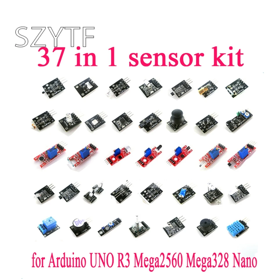 37 в 1 комплект сенсорного модуля для UNO R3 Mega2560 Mega328 Nano Модуль и коробка|kit kits|uno r3kit