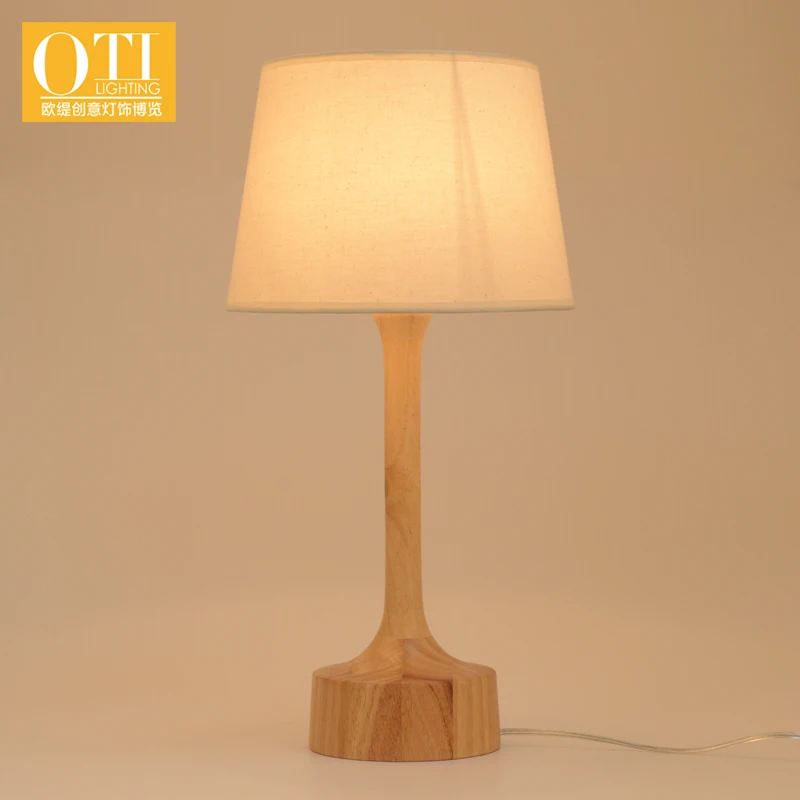 Oti Lighting American Country Style Table Lamp Wood Base Cloth Shade Oti Lighting American Country Style Table Lamp Wood Base Cloth Shade E14 Holder Desk Light 1pcs In Lamps From Lights On Aliexpress