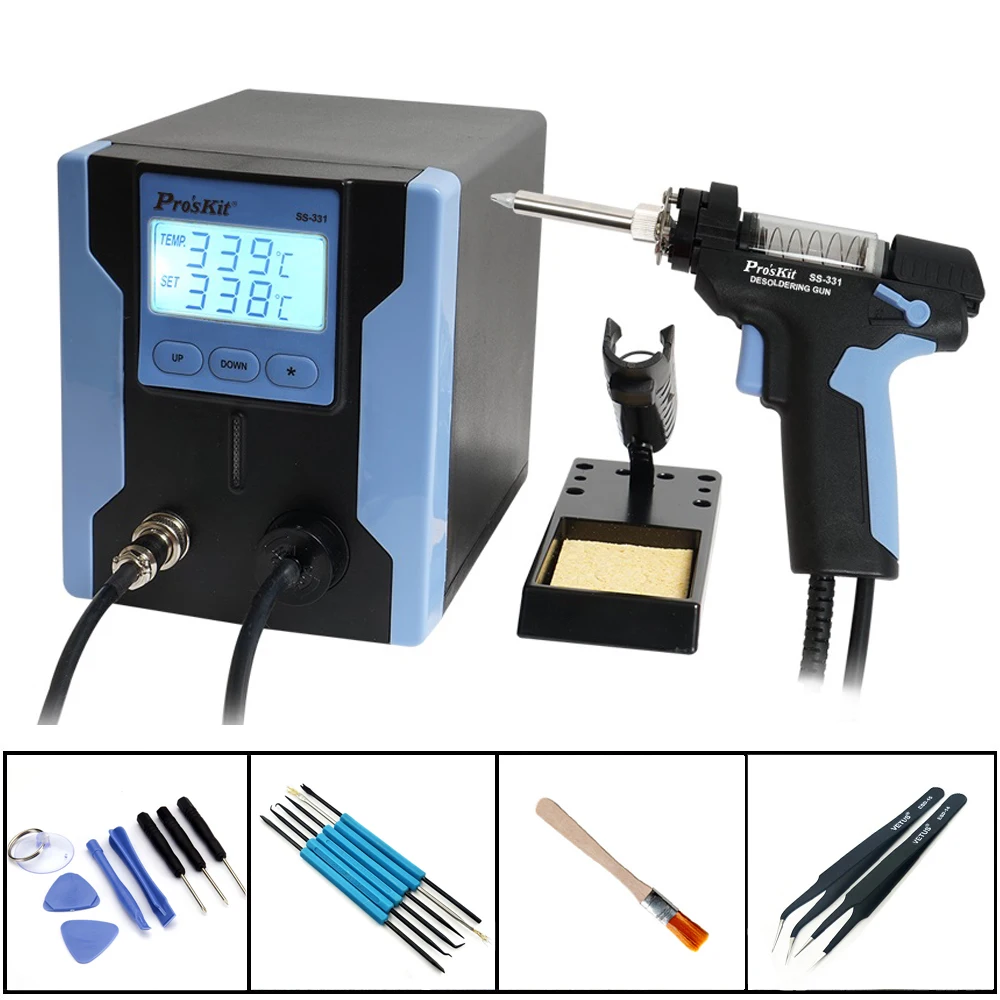 

SS-331H Anti-Static Electric Desoldering Gun High Power Suction Desoldering Pump For PCB Circuit Board Repair Powerful Tools