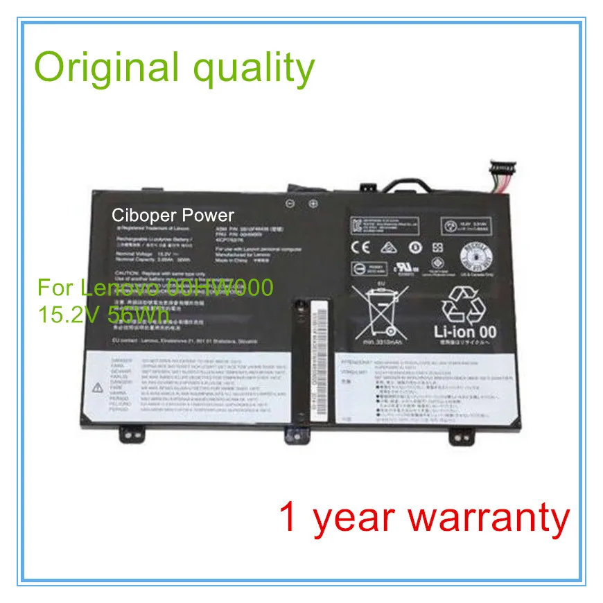 15 2 V 3.69Ah 56Wh Оригинальная батарея 00hw000 для S3 14 SB10F46438 4ICP7/52/76|battery 6|battery originalbattery for |