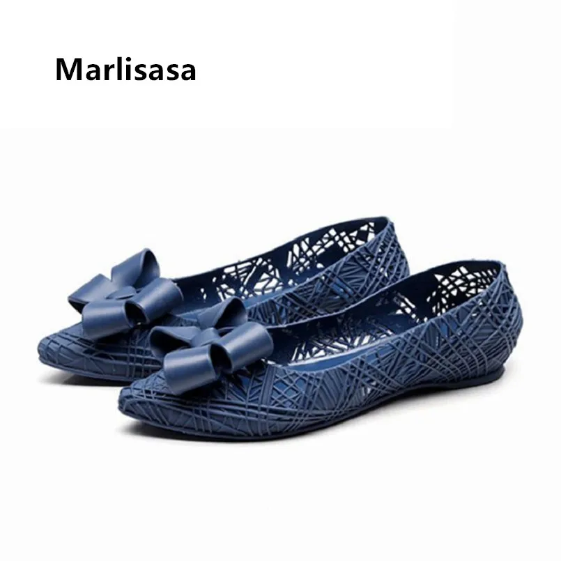 

Marlisasa Chaussures Pour Femmes Women Fashion Breathable Light Weight Pointed Toe Flat Shoes Lady Casual Blue Shoes F5107