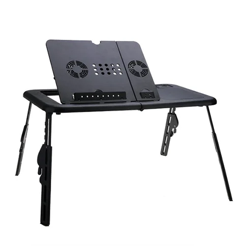 Портативный складной регулируемый складной стол для ноутбука Настольный компьютер Mesa Para подставка для ноутбука поднос для дивана кровать черный