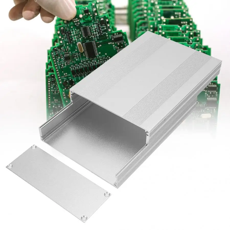 Экструдированные алюминиевые корпуса PCB инструмент электронный проект чехол