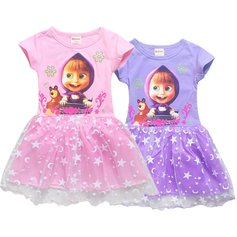 

New Baby Girls Dress Vampirina print Cotton Vestidos infantil 2018 Princess Costume for Kids Clothes Children Dresses