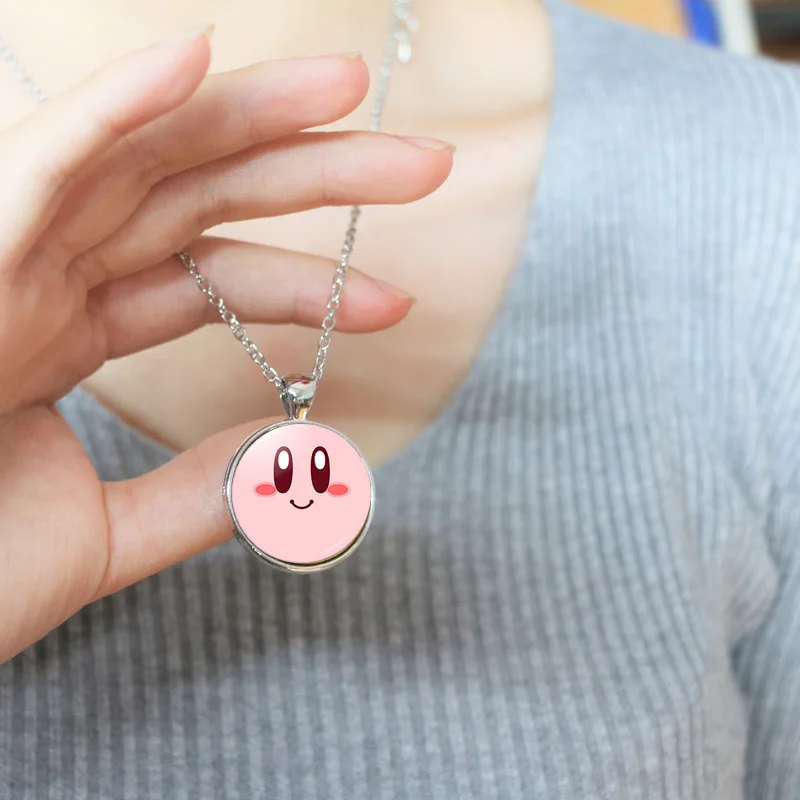 Бесплатная доставка серебряное ожерелье с изображением Kirby Bijoux Art ювелирные