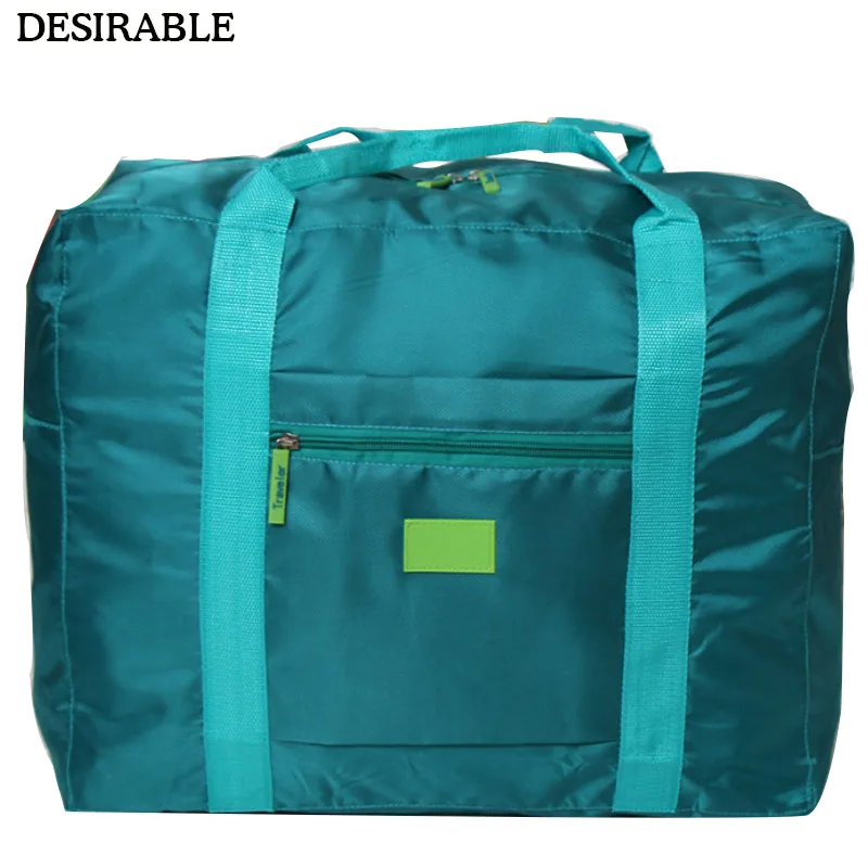 

DESIRABLE Portable travel bag large capacity waterproof high quality nylon folding outdoor sports clothes finishing storage bag