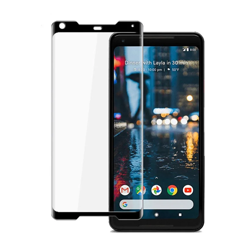 

HD clear glass For Google Pixel 2 XL Screen Protector 9H Full Cover Film For Google Pixel 2 Tempered Glass 3D Curved Glass