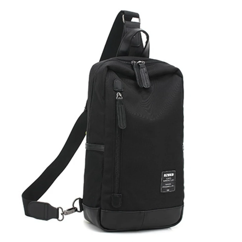 Мужская Холщовая Сумка OZUKO на плечо для ноутбука 2017|college student bag|bags for teenagersstudent bag |